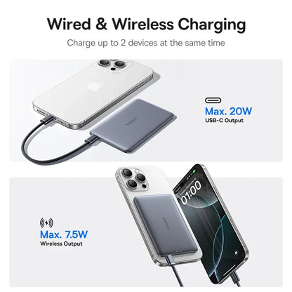 MagSnap™ Wireless Magnetic Power Bank