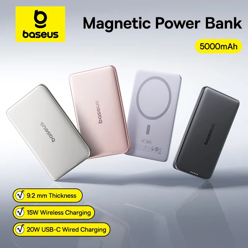 MagSnap™ Wireless Magnetic Power Bank
