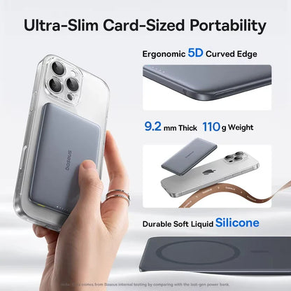 MagSnap™ Wireless Magnetic Power Bank