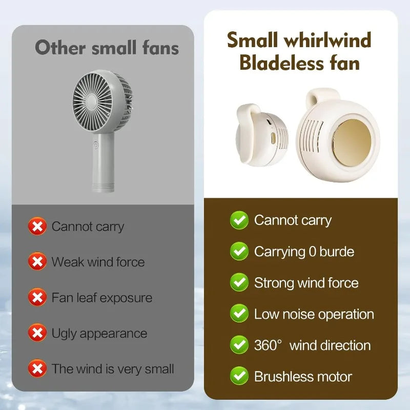 Eloria AuraBreeze™ Wearable Cooling Fan