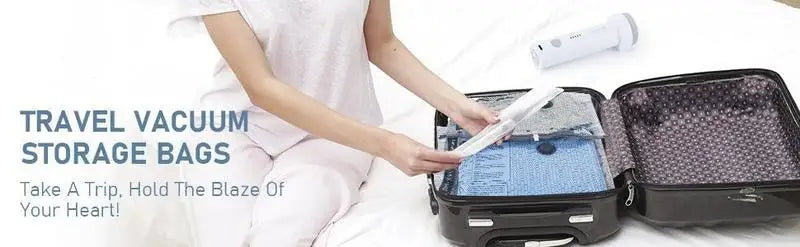 VacuPack™ Travel Vacuum Storage Bags with Electric Pump