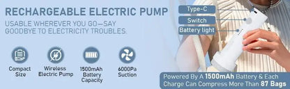 VacuPack™ Travel Vacuum Storage Bags with Electric Pump