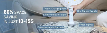 VacuPack™ Travel Vacuum Storage Bags with Electric Pump